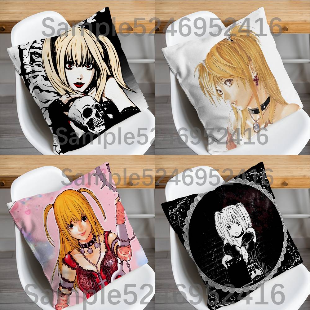 Home Textiles Notes - M-Misa Anime D-Death Note Pillow Case