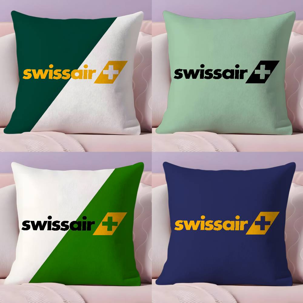 Home Textiles Company - Swiss Air Transport Company S-Swissair Pillow