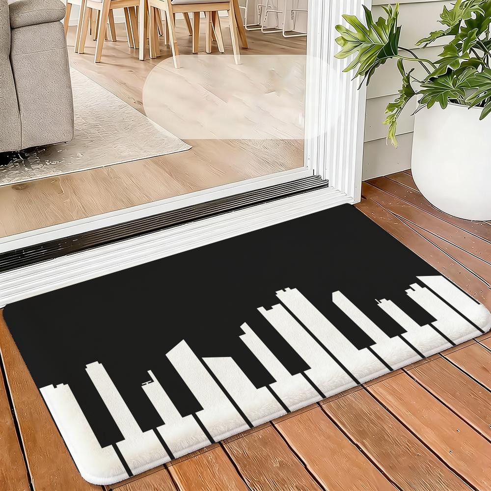 Music Note Piano Pattern Floor - Home Textiles Notes review and price