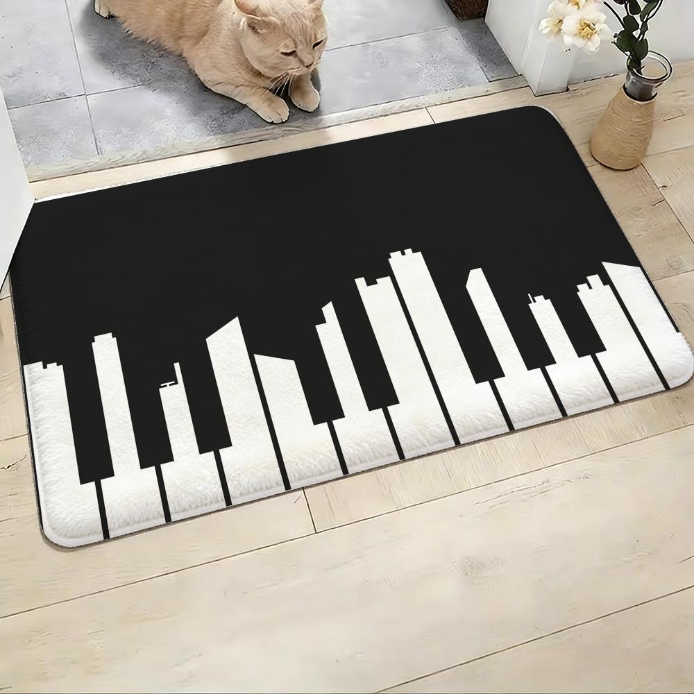 Music Note Piano Pattern Floor - Home Textiles Notes review and price