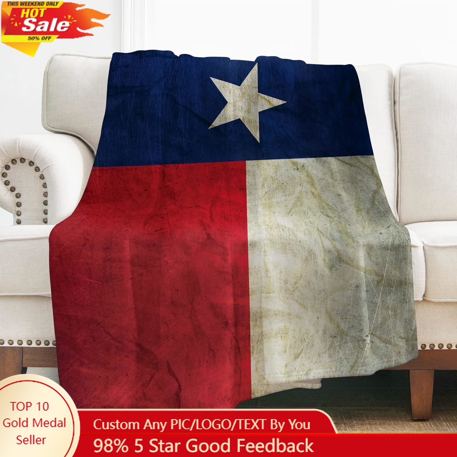 Levens Texas Flag Throw Blanke - Home Textiles And Decor review and price