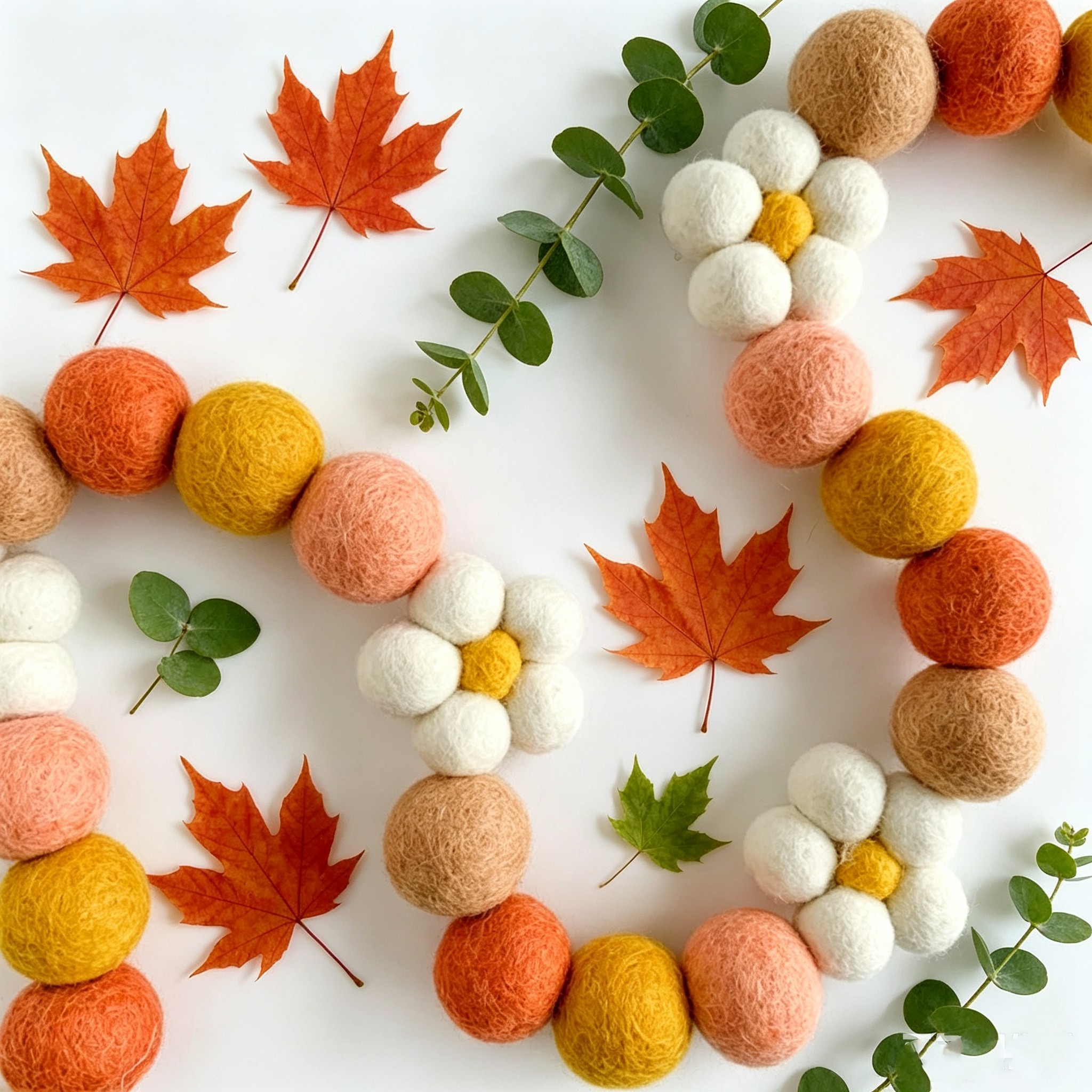 Ins Wool Felt Balls Daisy Flow - Home Textiles Fabric review and price