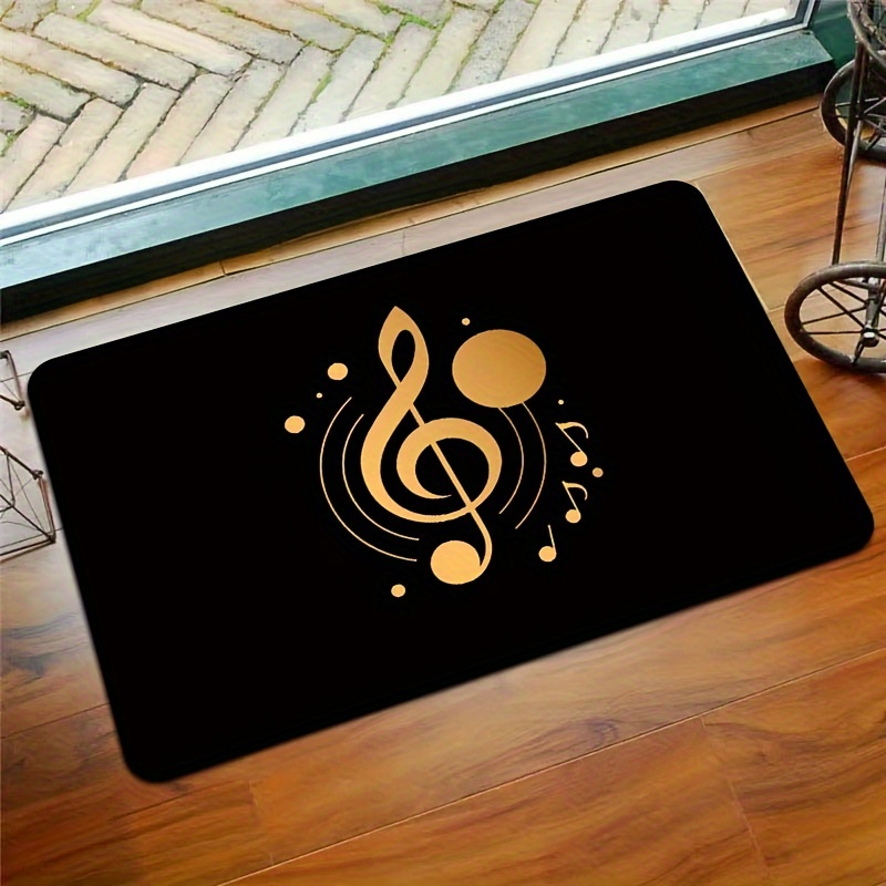 Simple Music Notes Area Rug, S - Home Textiles Notes review and price