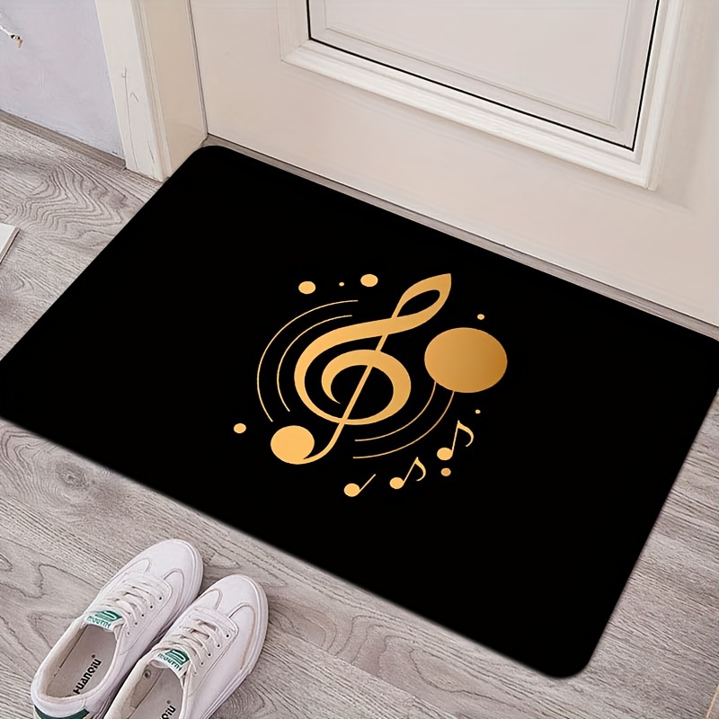Simple Music Notes Area Rug, S - Home Textiles Notes review and price