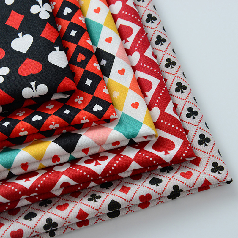Ins Poker Element Cotton Digit - Home Textiles Fabric review and price