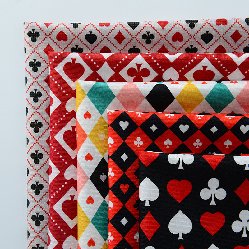 Ins Poker Element Cotton Digit - Home Textiles Fabric review and price