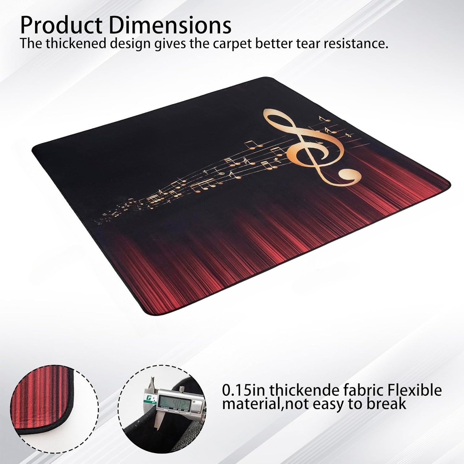 Non-Slip Drum Mat Compact Soun - Home Textiles Notes review and price