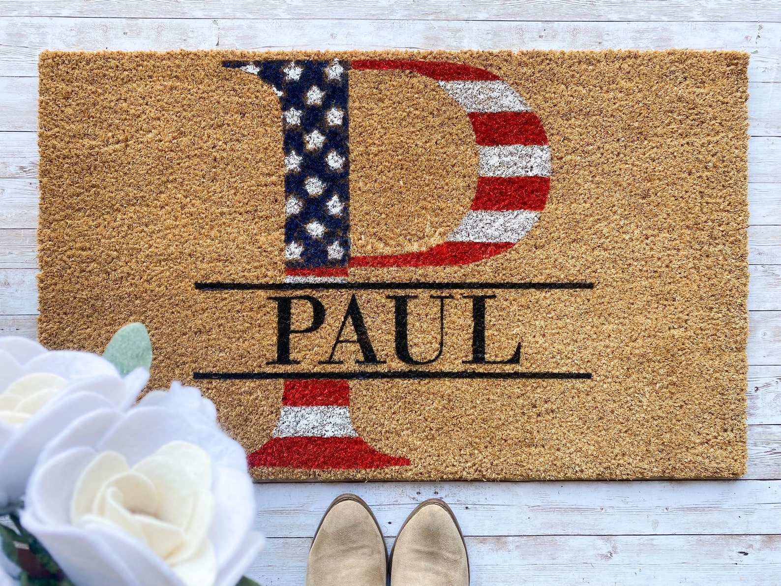 Personalized American Flag Gra - Home Textiles Company review and price