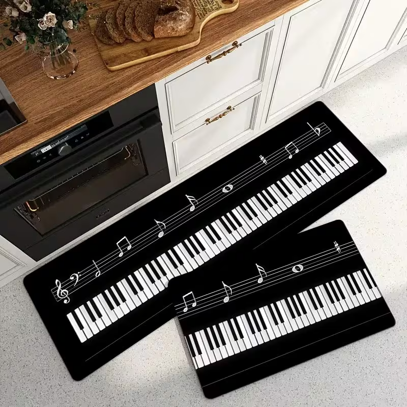 Black and White Piano Keys Kit - Home Textiles Notes review and price
