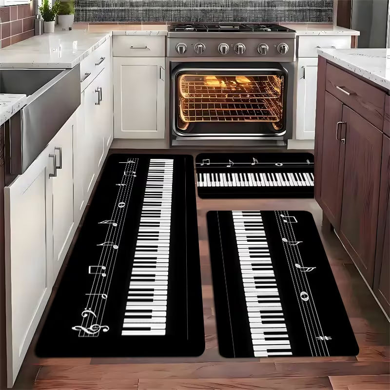 Black and White Piano Keys Kit - Home Textiles Notes review and price
