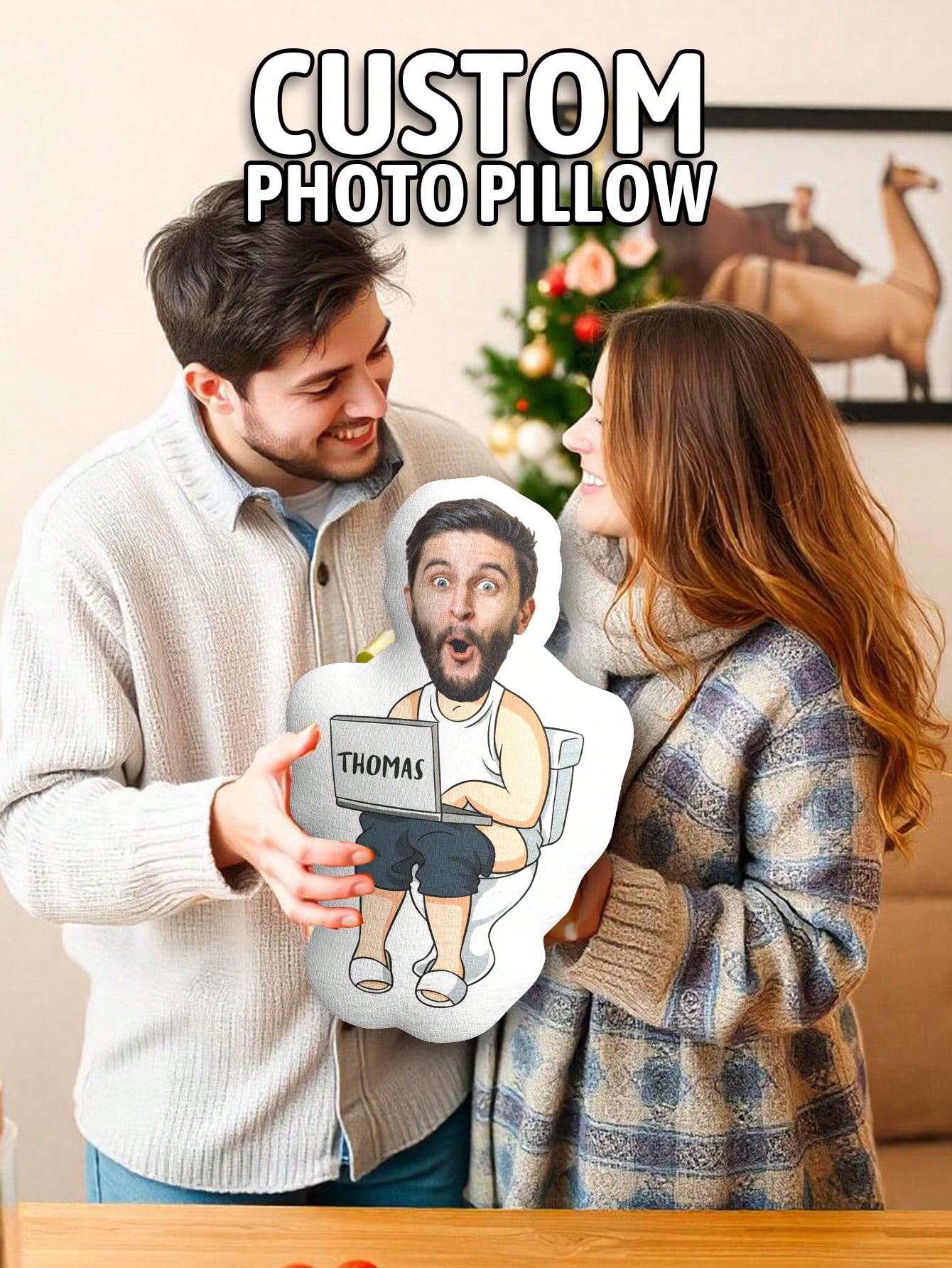 Custom Funny Ugly Face Pillow  - Home Textiles And Decor review and price