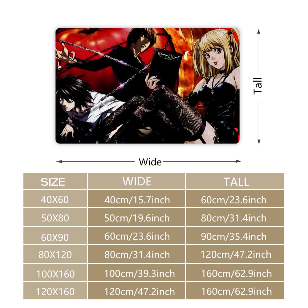 Hot Anime D-Death N-Note Floor - Home Textiles Notes review and price